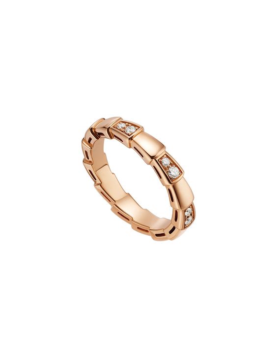 [⭐Veya]SERPENTI RING PINK GOLD  3MM