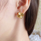 ⭐Miroze CLOVER MEDIUM STUD EARRINGS