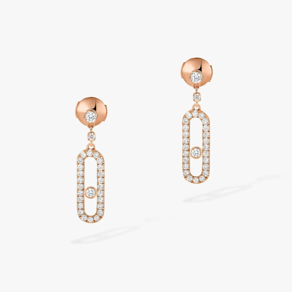 [⭐Miroze]DORMEUSES MOVE UNO DIAMOND EARRINGS