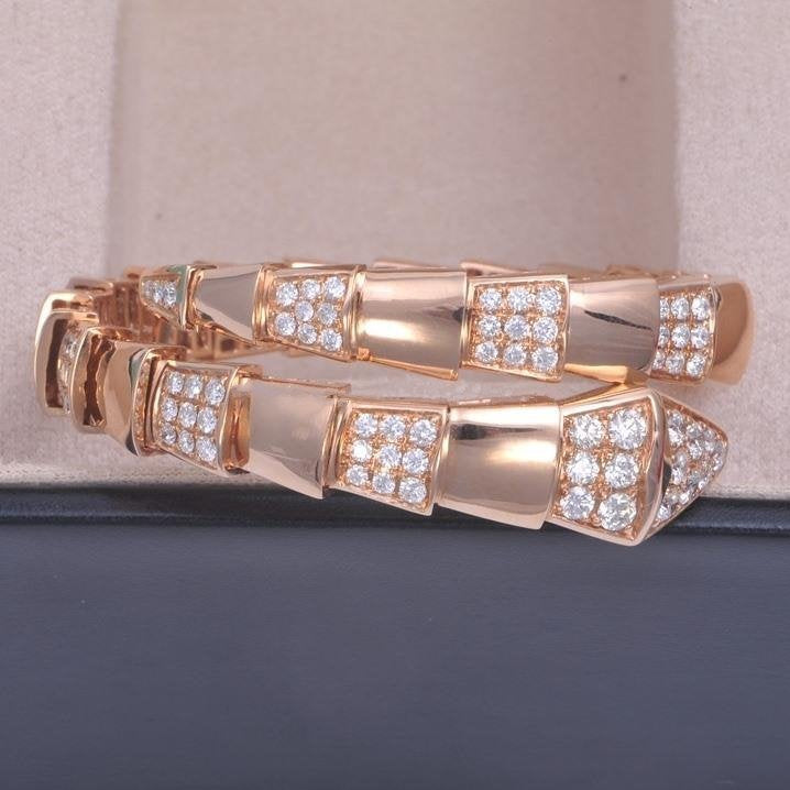 [⭐Miroze]セルペンティ ブレスレット ピンクゴールド ダイヤモンド