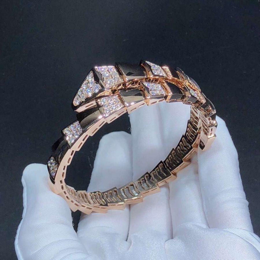 [⭐Veya]SERPENTI BRACELET PINK GOLD DIAMOND