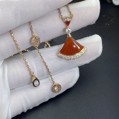 [⭐Miroze]DREAM NECKLACE CARNELIAN DIAMOND