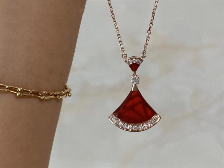 [⭐Veya]DREAM NECKLACE CARNELIAN DIAMOND