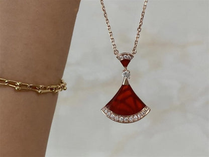[⭐Miroze]DREAM NECKLACE CARNELIAN DIAMOND