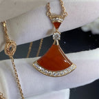 [⭐Veya]DREAM NECKLACE CARNELIAN DIAMOND