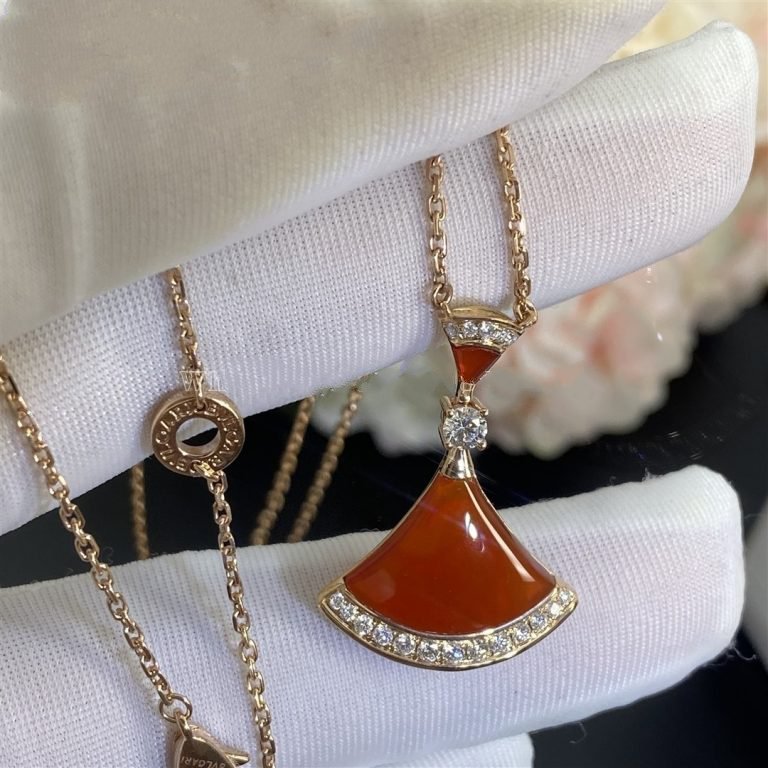[⭐Veya]DREAM NECKLACE CARNELIAN DIAMOND