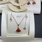[⭐Veya]DREAM NECKLACE CARNELIAN DIAMOND