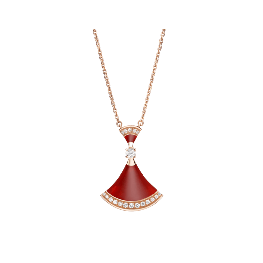 [⭐Veya]DREAM NECKLACE CARNELIAN DIAMOND