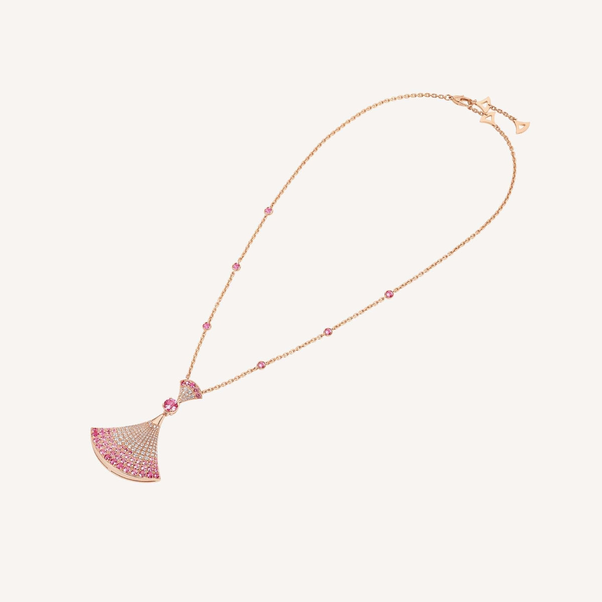 [⭐Miroze]DREAM NECKLACK DIAMOND PINK GOLD