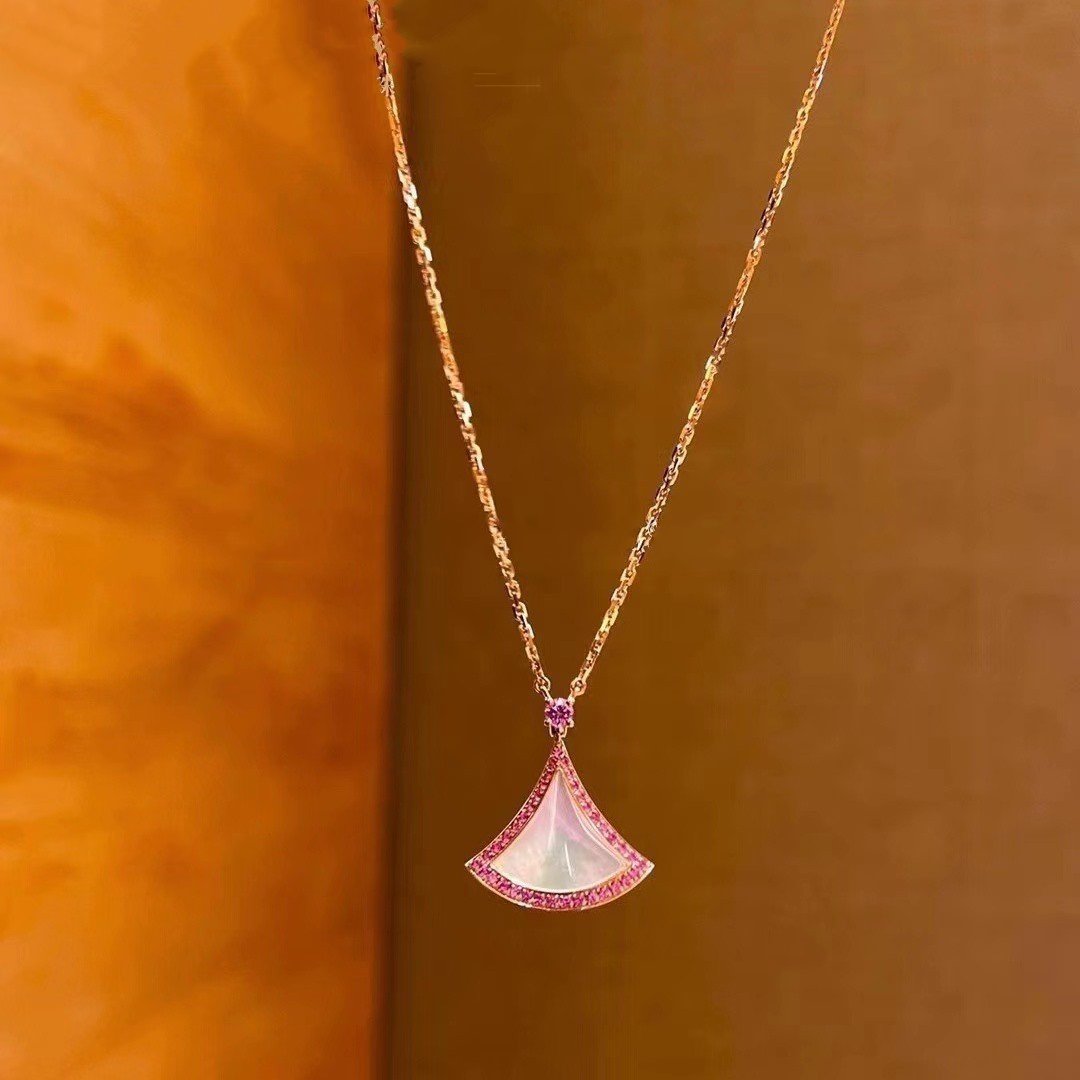 [⭐Veya]DREAM NECKLACE MOP DIAMOND PINK