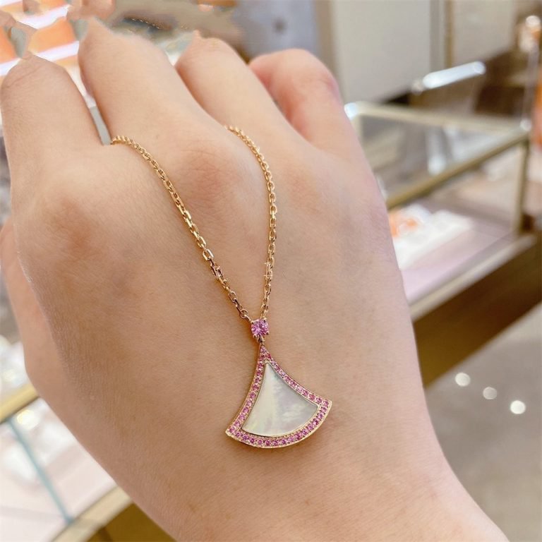 [⭐Miroze]DREAM NECKLACE MOP DIAMOND PINK