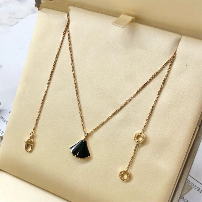 [⭐Veya]DREAM NECKLACE ONYX 1 DIAMOND