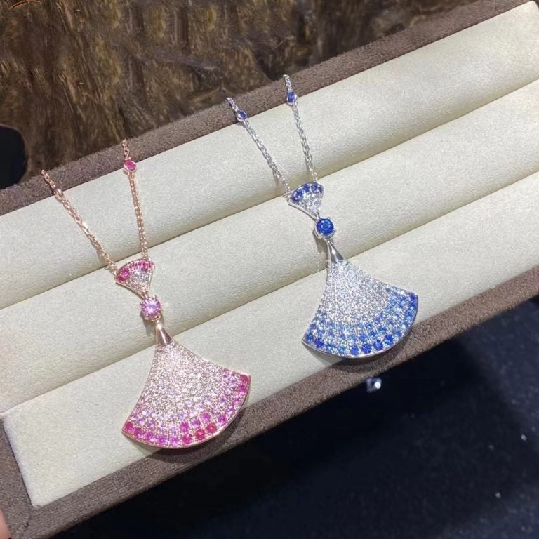 [⭐Veya]DREAM NECKLACE AGATE SILVER DIAMOND