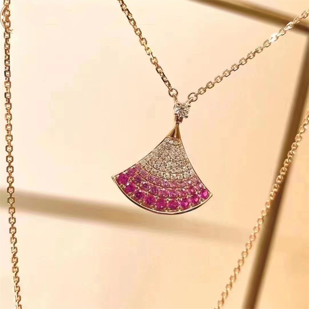 [⭐Veya]DREAM NECKLACE PINK GOLD PINK DIAMOND