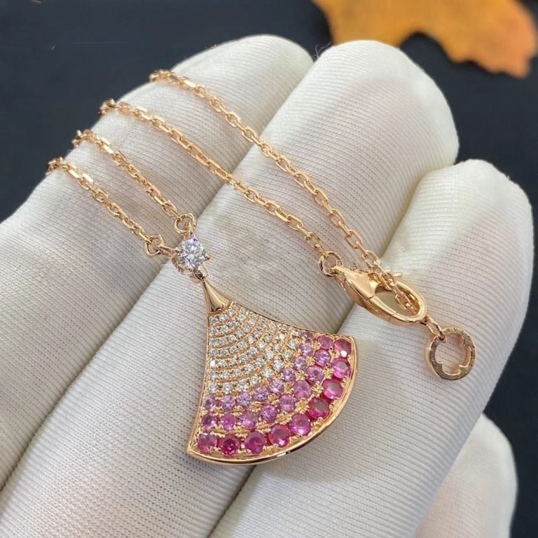 [⭐Veya]DREAM NECKLACE PINK GOLD PINK DIAMOND