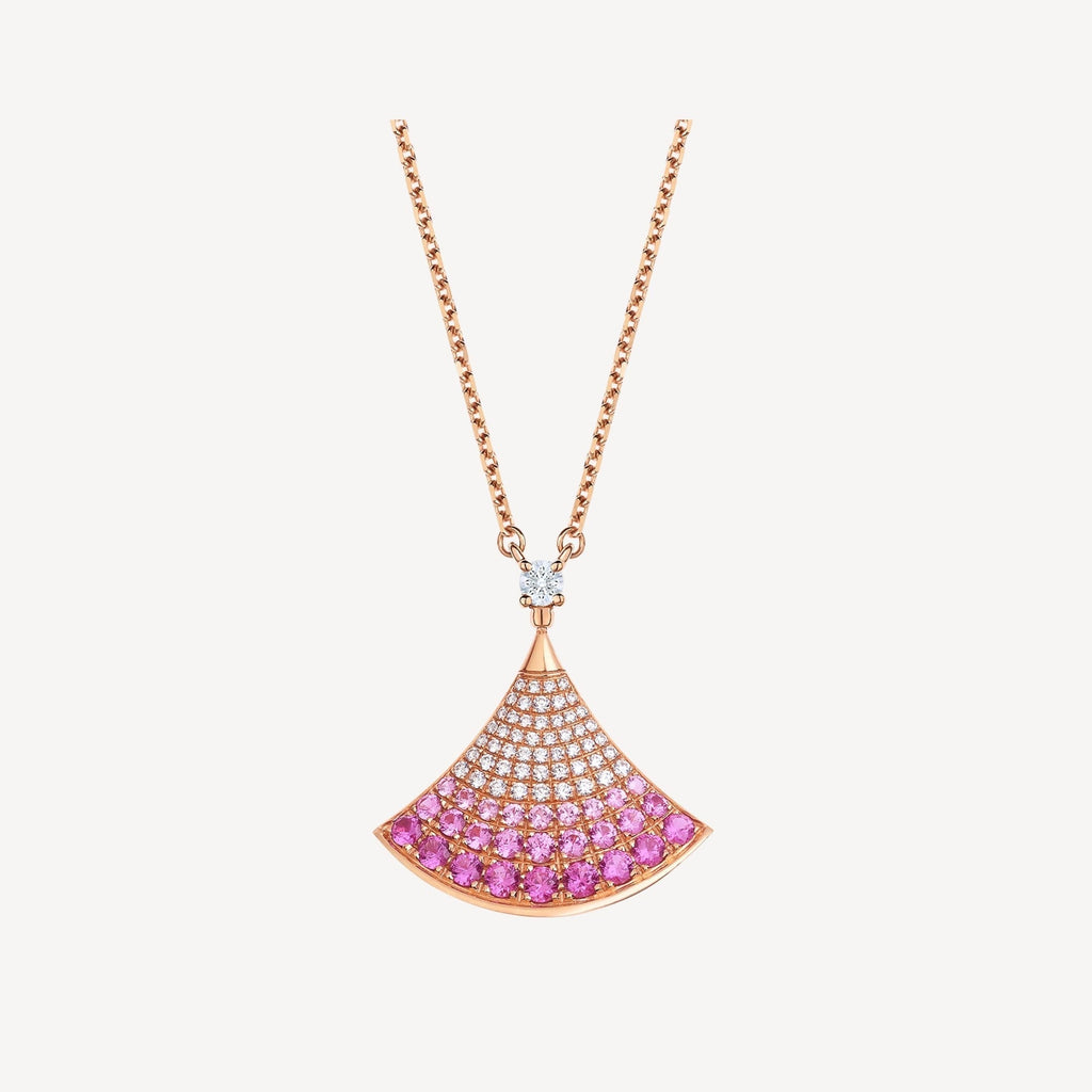 [⭐Veya]DREAM NECKLACE PINK GOLD PINK DIAMOND