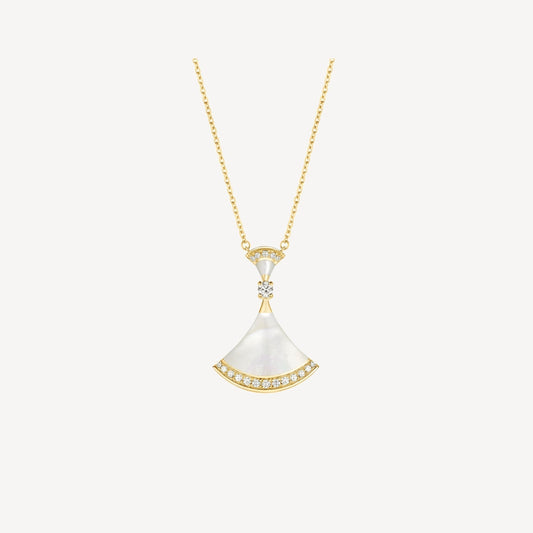 [⭐Miroze]DREAM NECKLACE MOP GOLD DIAMOND