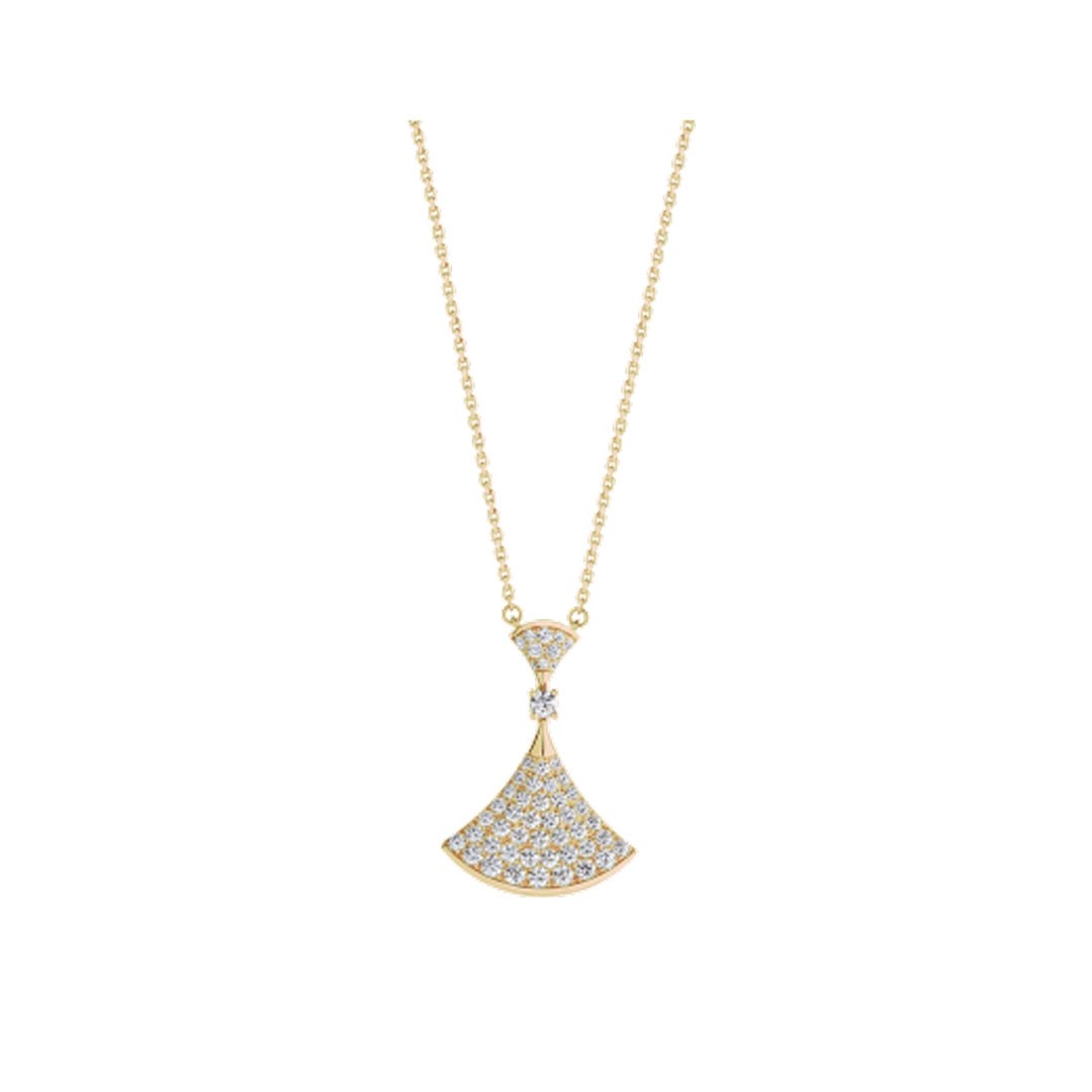 [⭐Miroze]DREAM NECKLACE GOLD FULL DIAMOND