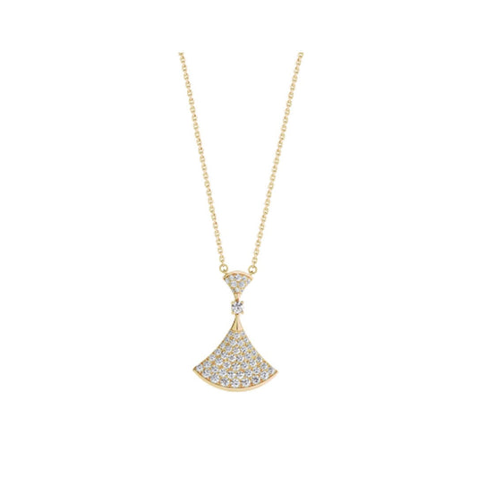 [⭐Miroze]DREAM NECKLACE GOLD FULL DIAMOND