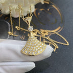 [⭐Veya]DREAM NECKLACE GOLD FULL DIAMOND