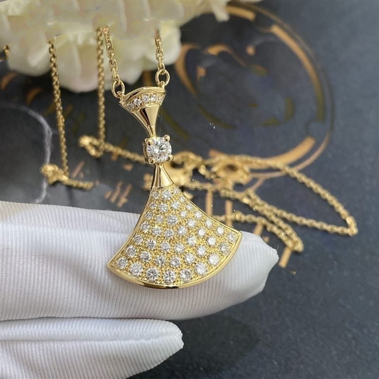 [⭐Veya]DREAM NECKLACE GOLD FULL DIAMOND
