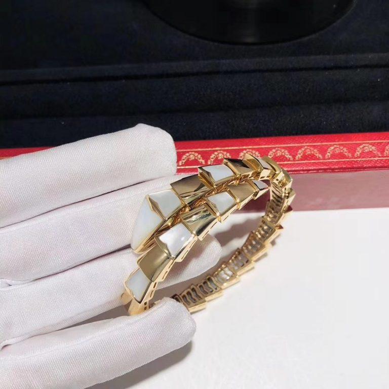 [⭐Veya]SERPENTI BRACELET MOP GOLD