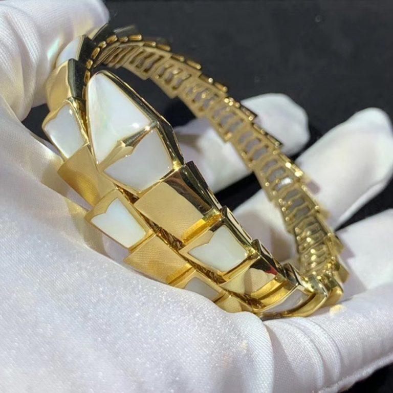 [⭐Veya]SERPENTI BRACELET MOP GOLD