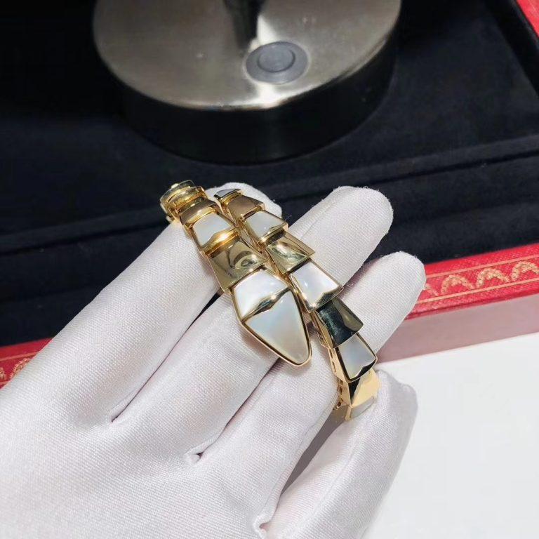 [⭐Veya]SERPENTI BRACELET MOP GOLD