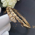 [⭐Veya]SERPENTI BRACELET DIAMONDS PINK GOLD