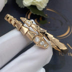 [⭐Veya]SERPENTI BRACELET DIAMONDS PINK GOLD