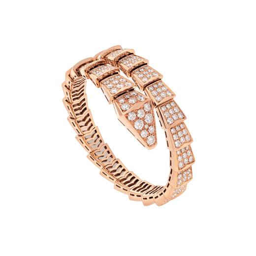 [⭐Miroze]SERPENTI BRACELET 8MM PINK GOLD DIAMOND