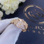 [⭐Veya]SERPENTI RING PINK GOLD DIAMOND