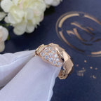[⭐Veya]SERPENTI RING PINK GOLD DIAMOND