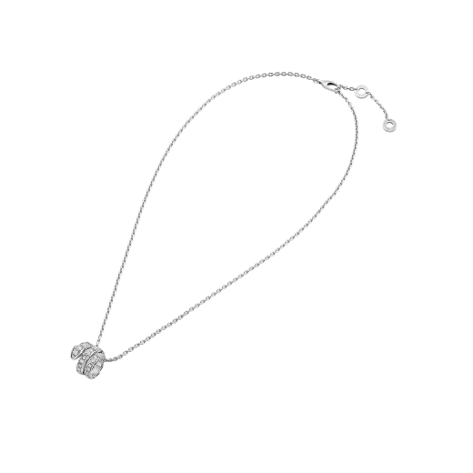 [⭐Veya]SERPENTI  NECKLACE DOUBLE RING DIAMOND