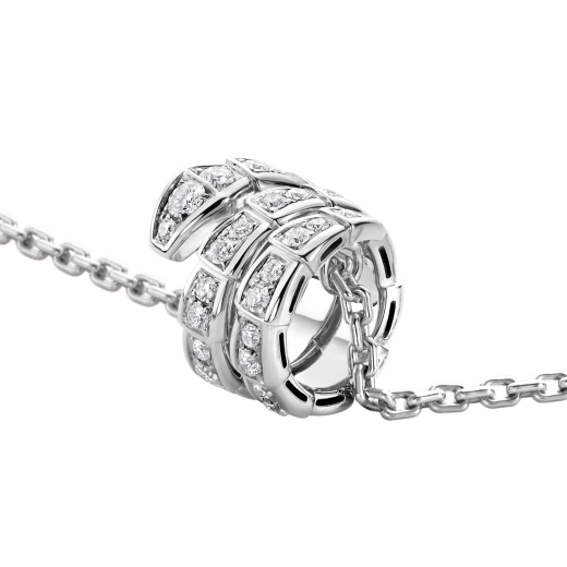 [⭐Miroze]SERPENTI  NECKLACE DOUBLE RING DIAMOND