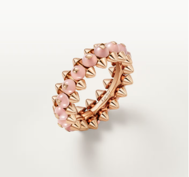 [⭐Miroze]CLASH ELEGANT ROSE GOLD RING FEATURING NATURAL AGATE