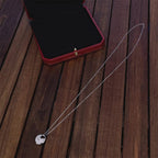 ⭐Miroze AMULETTE SILVER FULL DIAMOND NECKLACE