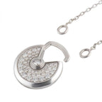 ⭐Miroze AMULETTE SILVER FULL DIAMOND NECKLACE