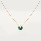 ⭐Miroze AMULETTE ROSE GOLD MALACHITE NECKLACE