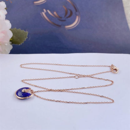 [⭐Miroze]AMULETTE ROSE GOLD AGATE NECKLACE