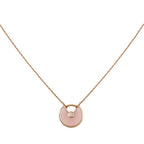⭐Miroze AMULETTE ROSE GOLD PINK MOP NECKLACE