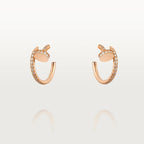 ⭐Miroze JUSTE EARRINGS 12.75MM PINK GOLD DIAMOND