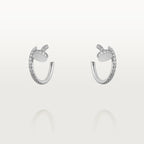 ⭐Miroze JUSTE EARRINGS 12.75MM SILVER DIAMOND