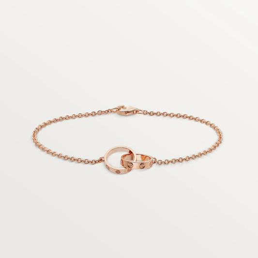 [⭐Miroze]LOVE BRACELET DOUBLE RING