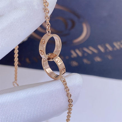 [⭐Miroze]LOVE BRACELET DOUBLE RING