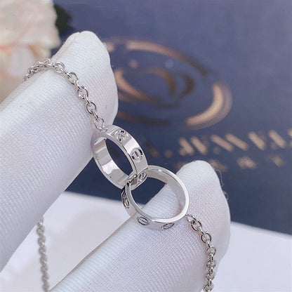 [⭐Miroze]LOVE BRACELET DOUBLE RING