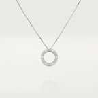 ⭐Miroze LOVE NECKLACE ADJUSTABLE SILVER