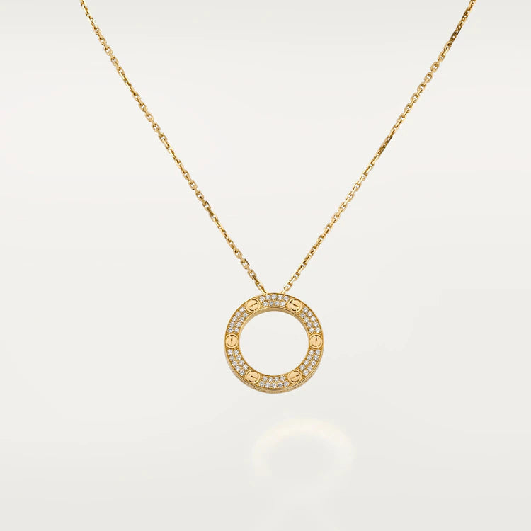 ⭐Miroze LOVE NECKLACE ADJUSTABLE ROSE GOLD