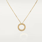 ⭐Miroze LOVE NECKLACE ADJUSTABLE ROSE GOLD