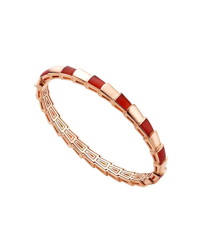 [⭐Veya]SERPENTI BRACELET PINK GOLD RUBELLITE